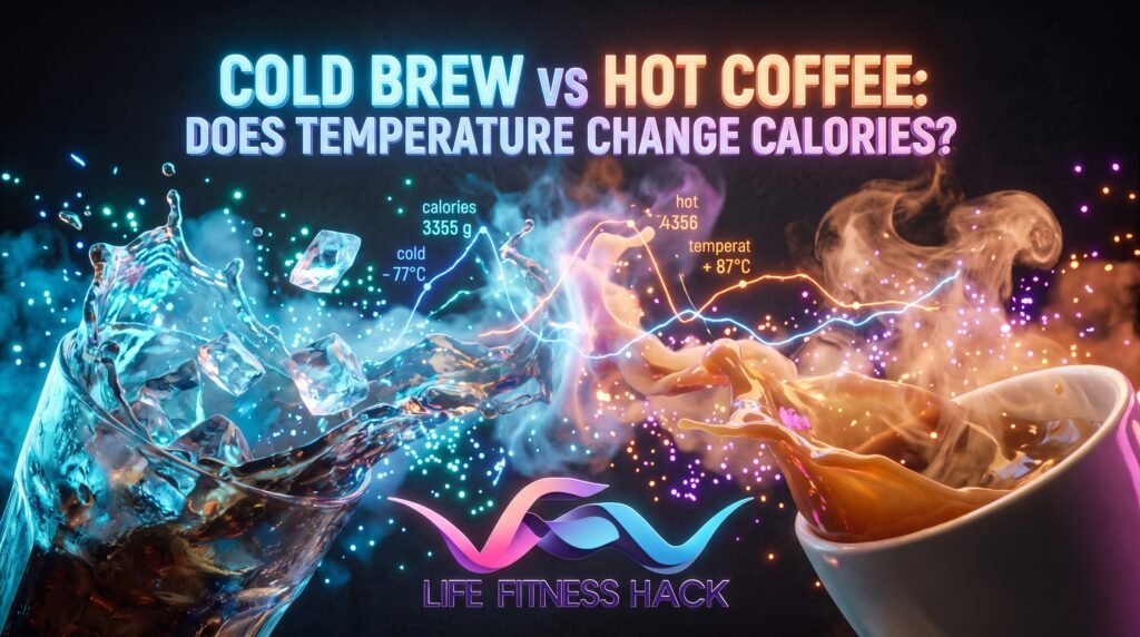 cold brew vs hot coffee calories