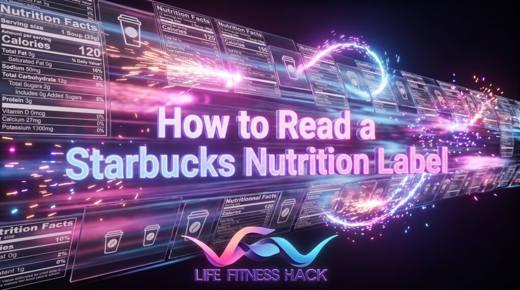 starbucks nutrition label