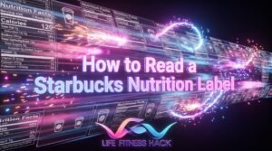 starbucks nutrition label